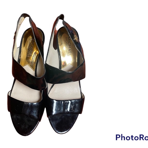 Michael Kors Pantene Leather Heels - Picture 1 of 5